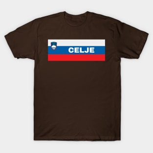 Celje City in Slovenian Flag T-Shirt